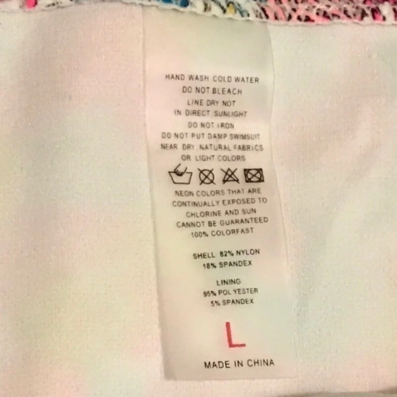 TROPICAL print swimsuit bottom. New - Picture 6 of 6